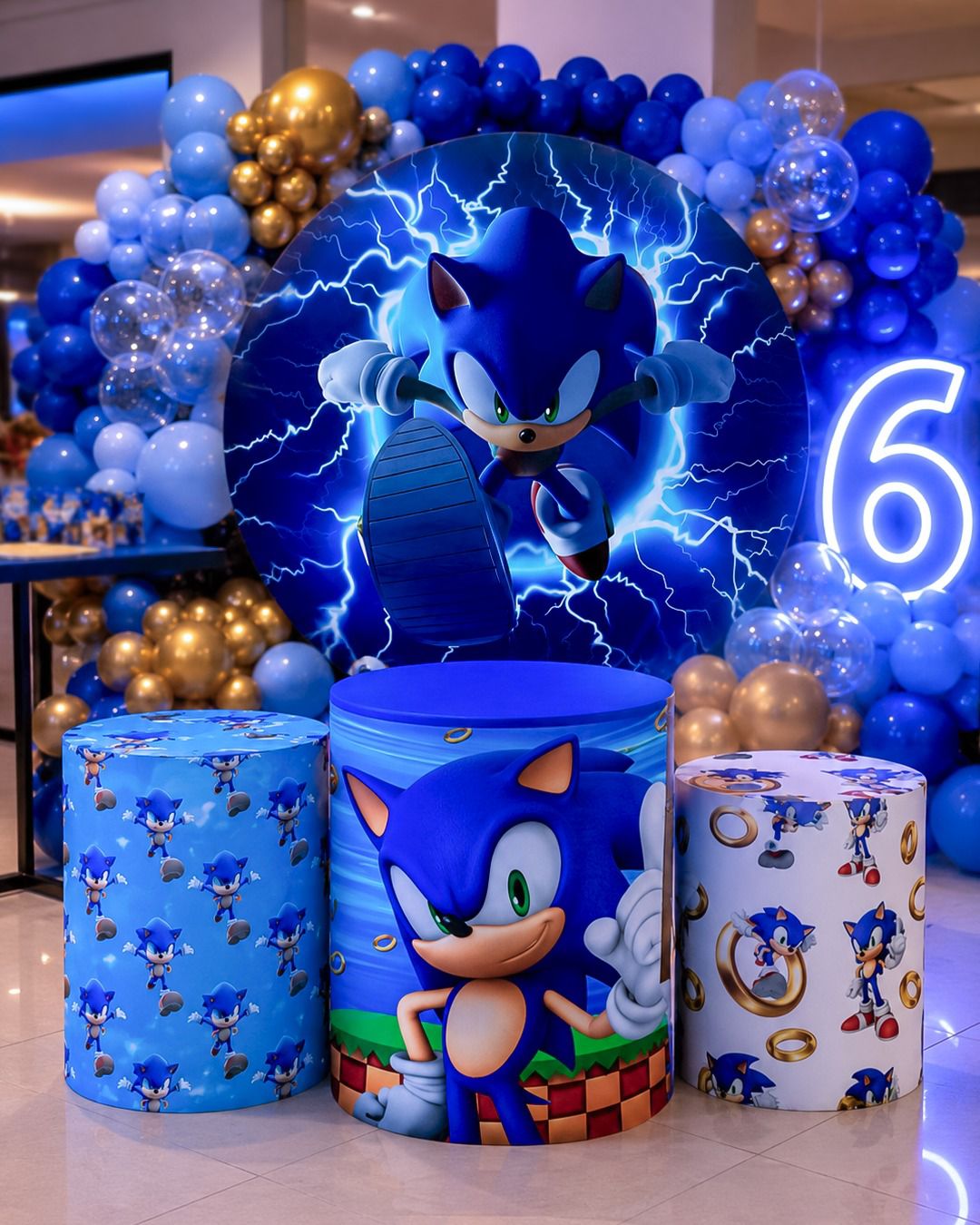 Decoração temática Sonic da Evento Pronto